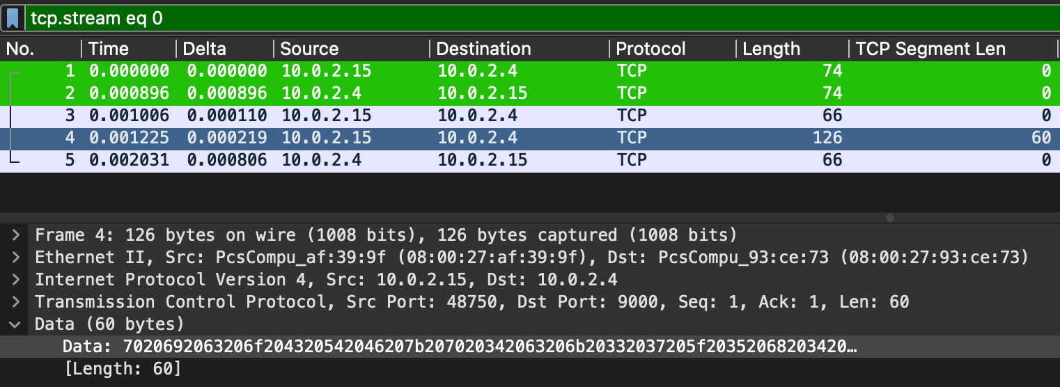 Packet 4 data